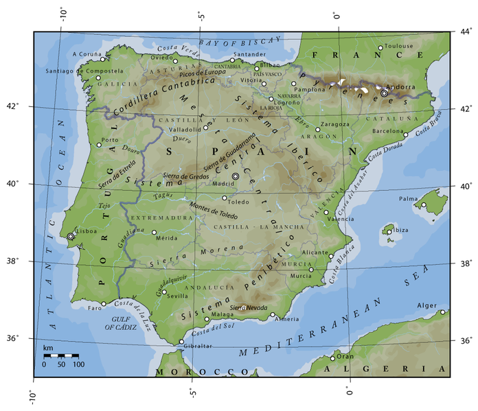 Accidentes geográficos.