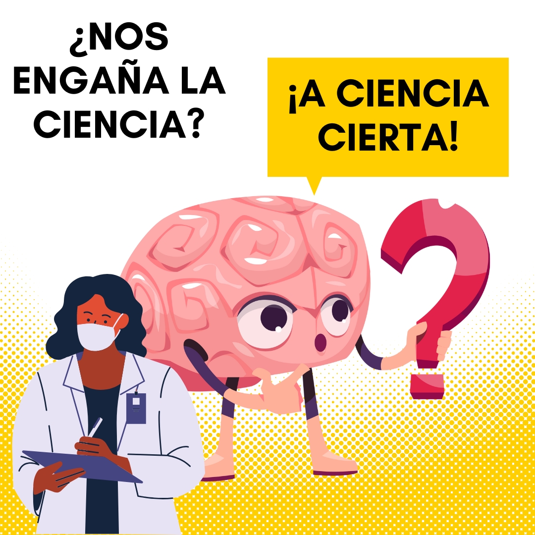 Cerebro activado e indumentaria de científico/a