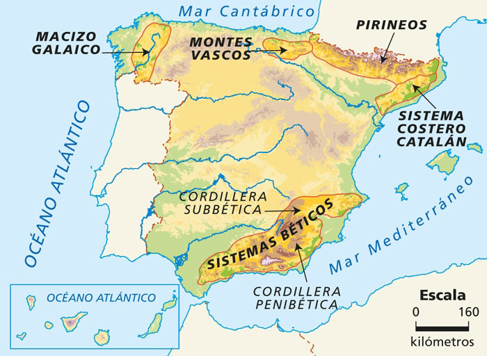 montañas exteriores a la Meseta