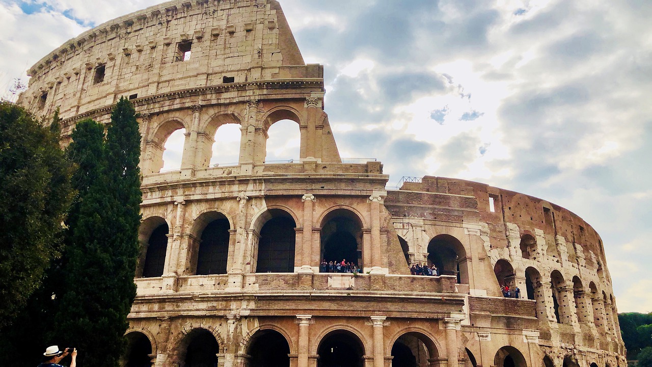 Imagen del anfiteatro llamado coliseo