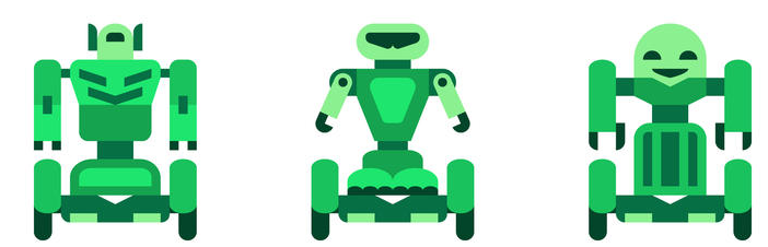 robots verdes